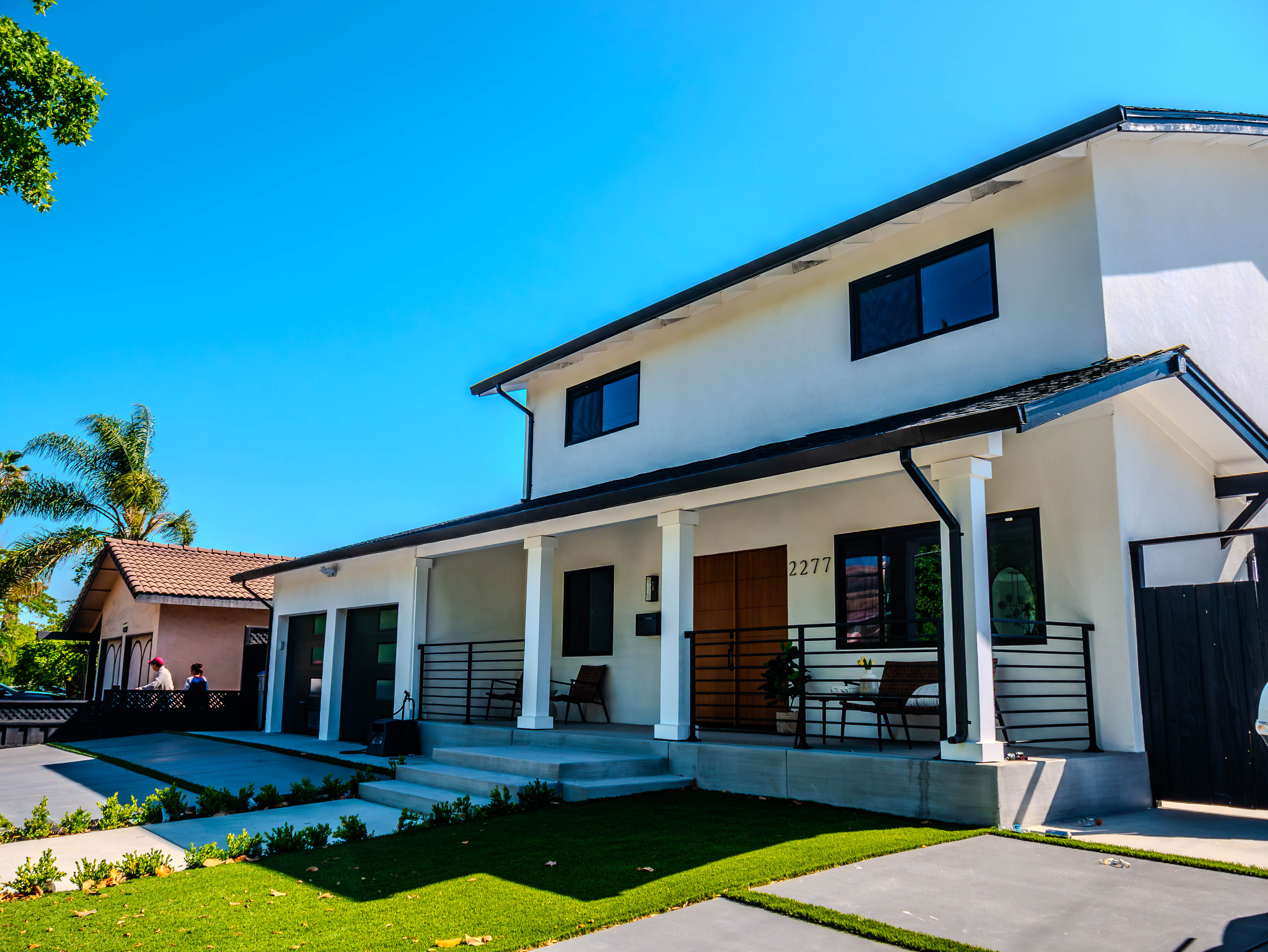 Modern home exterior
